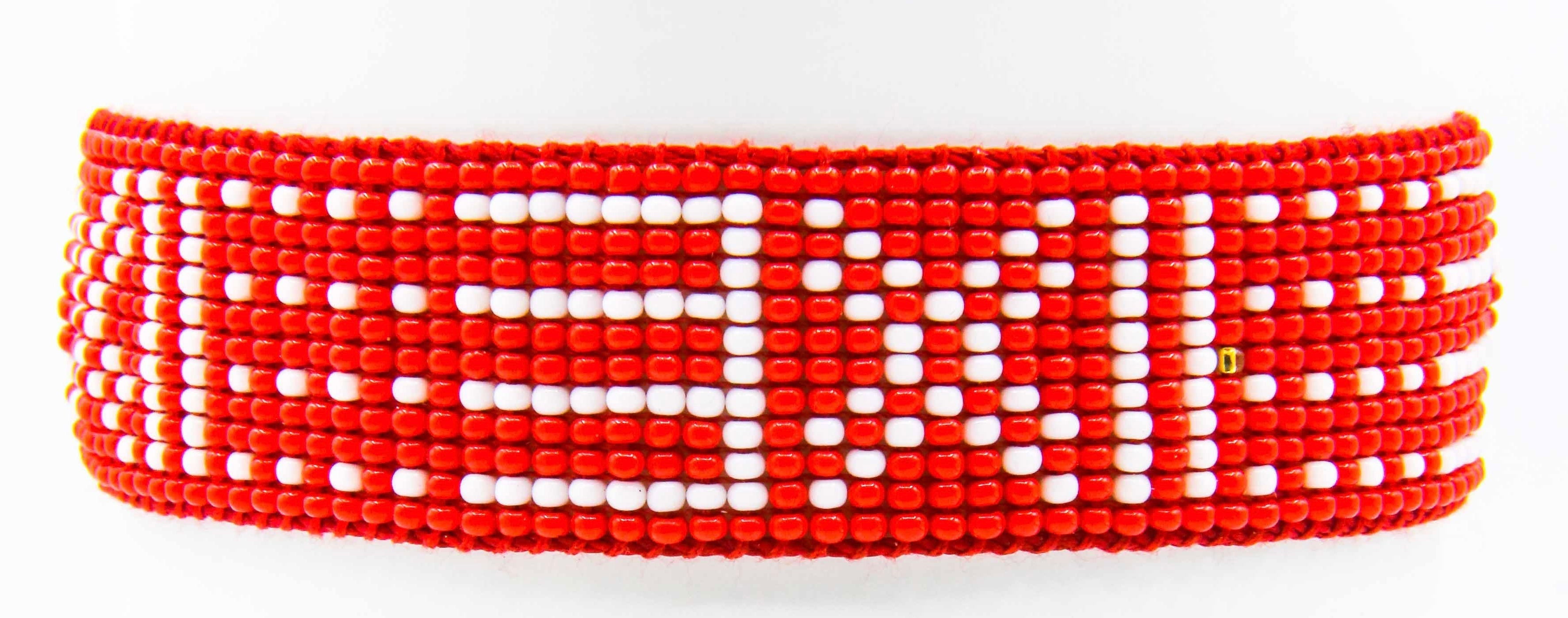 Indigenous Red Mudcloth Necklace