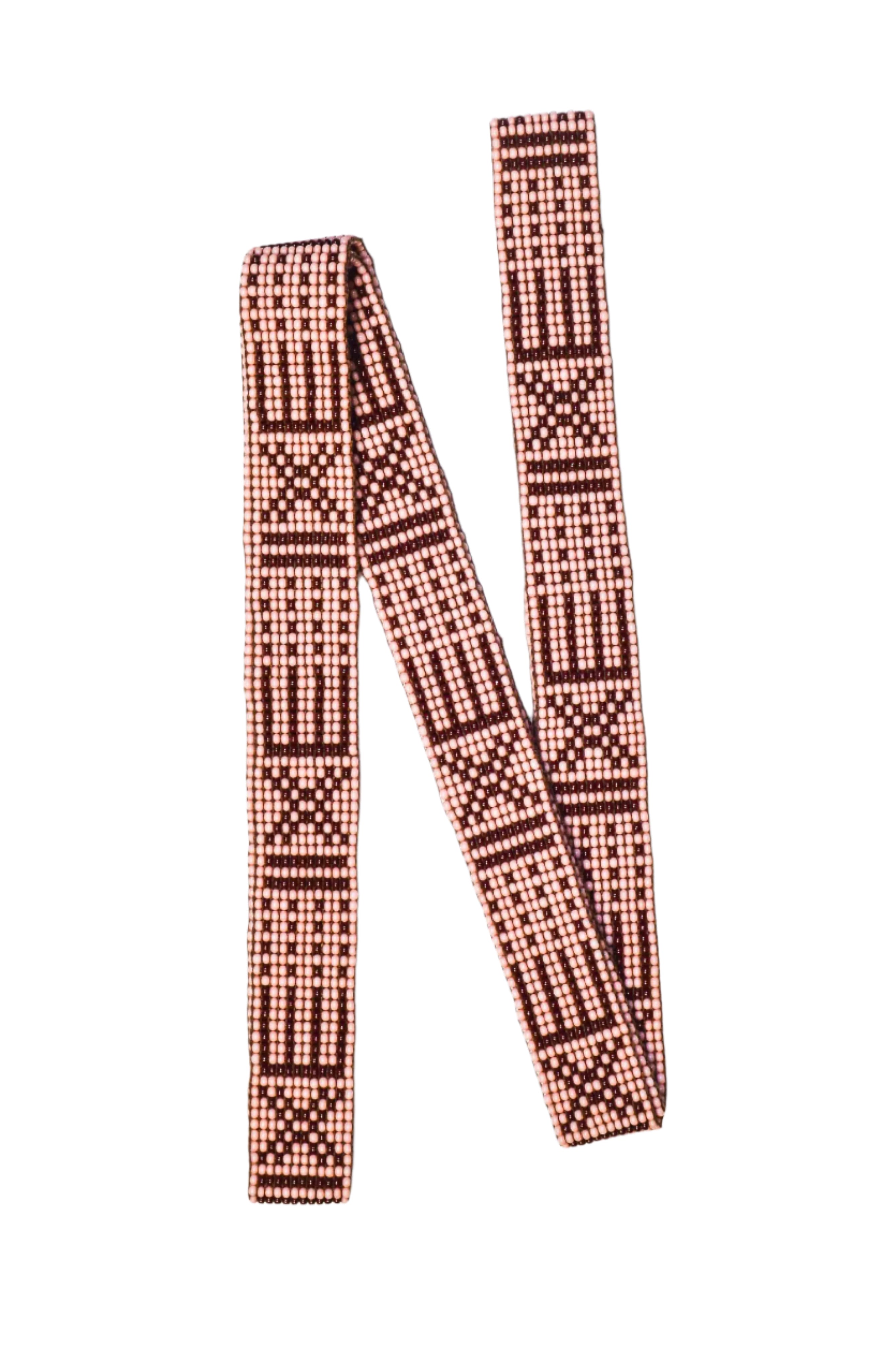 Indigenous Pink Mudcloth Necklace