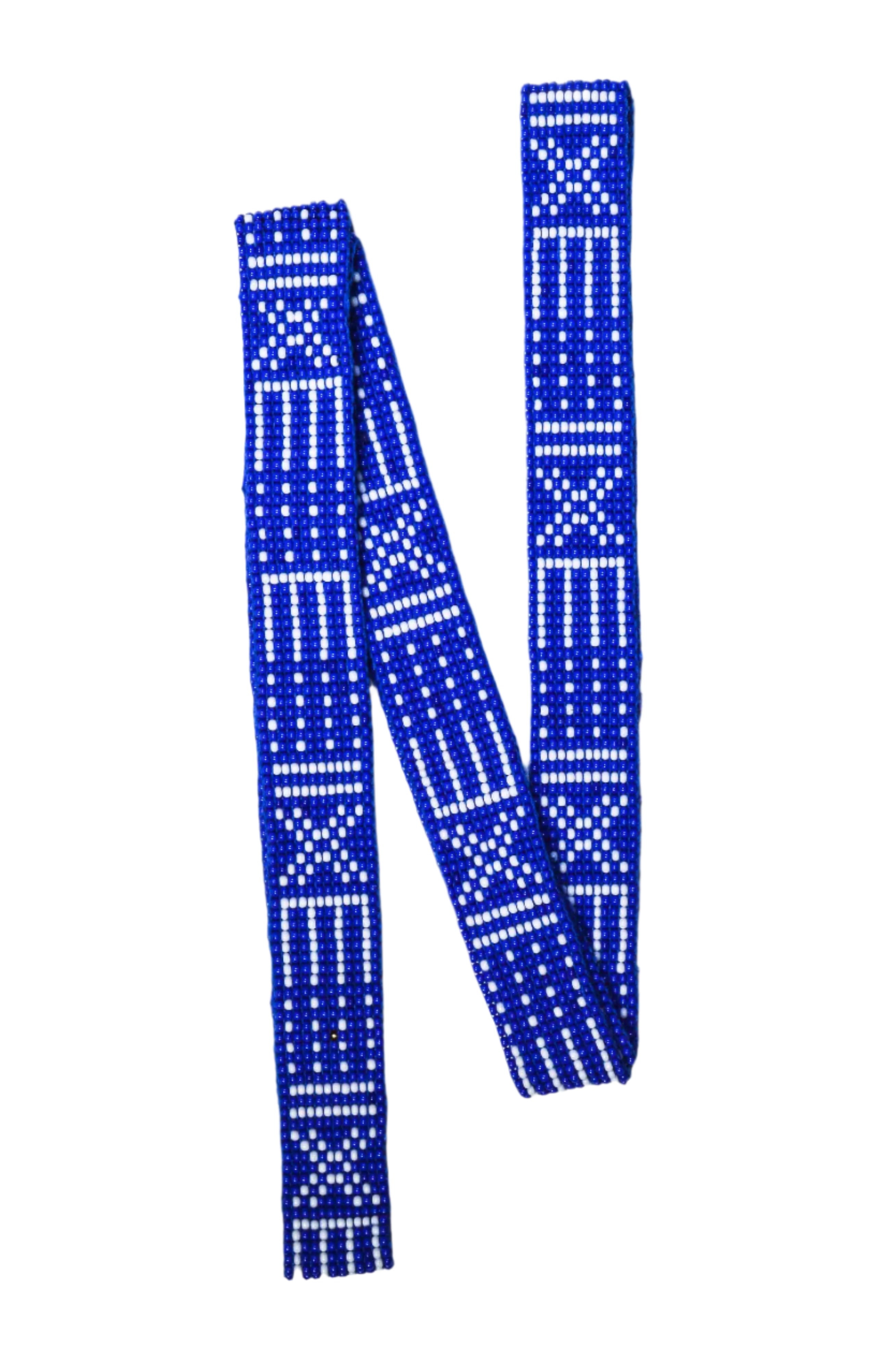 Indigenous Blue Mudcloth Necklace