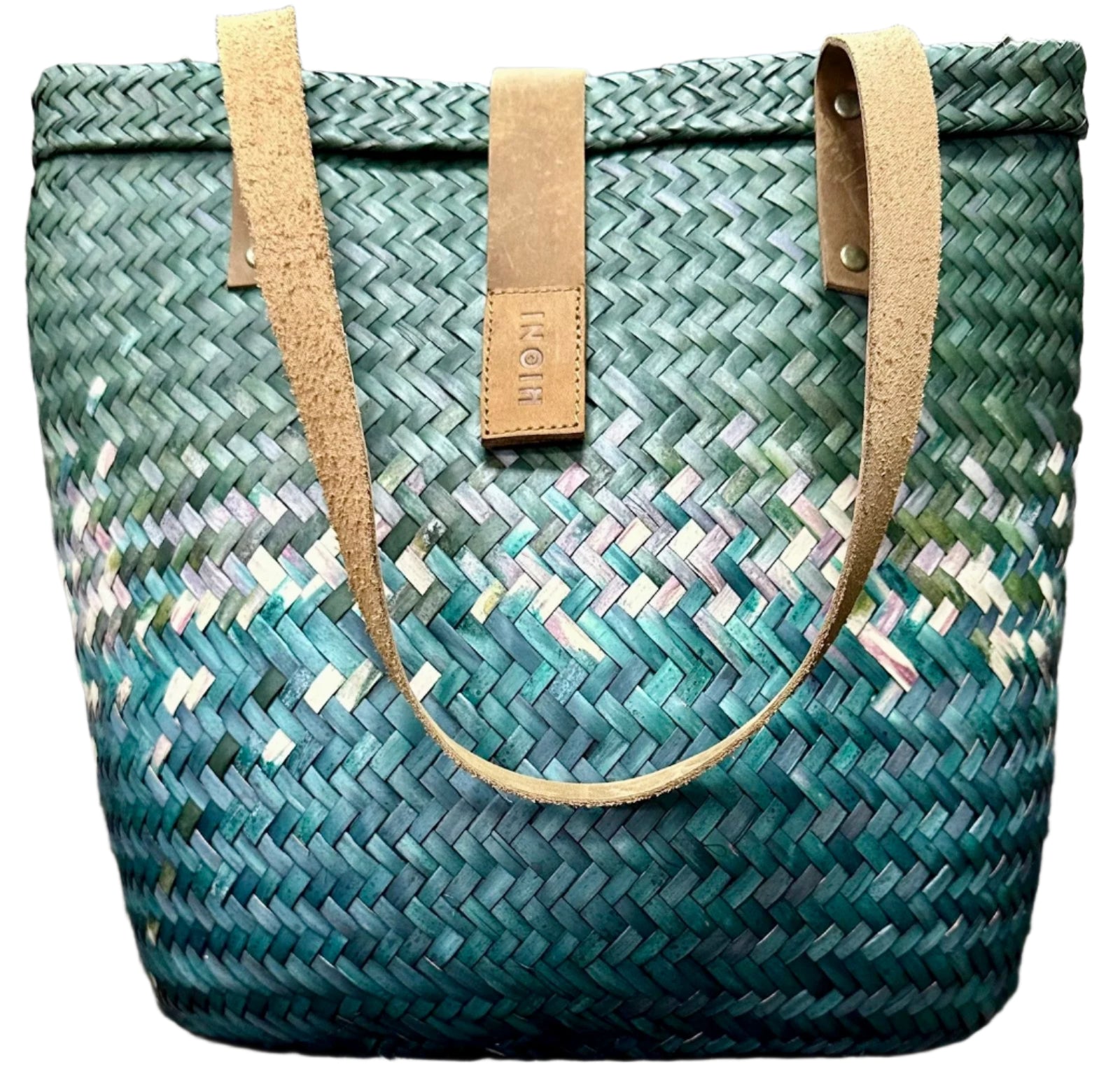 Green, Neutral and Blue Ombre Handbag