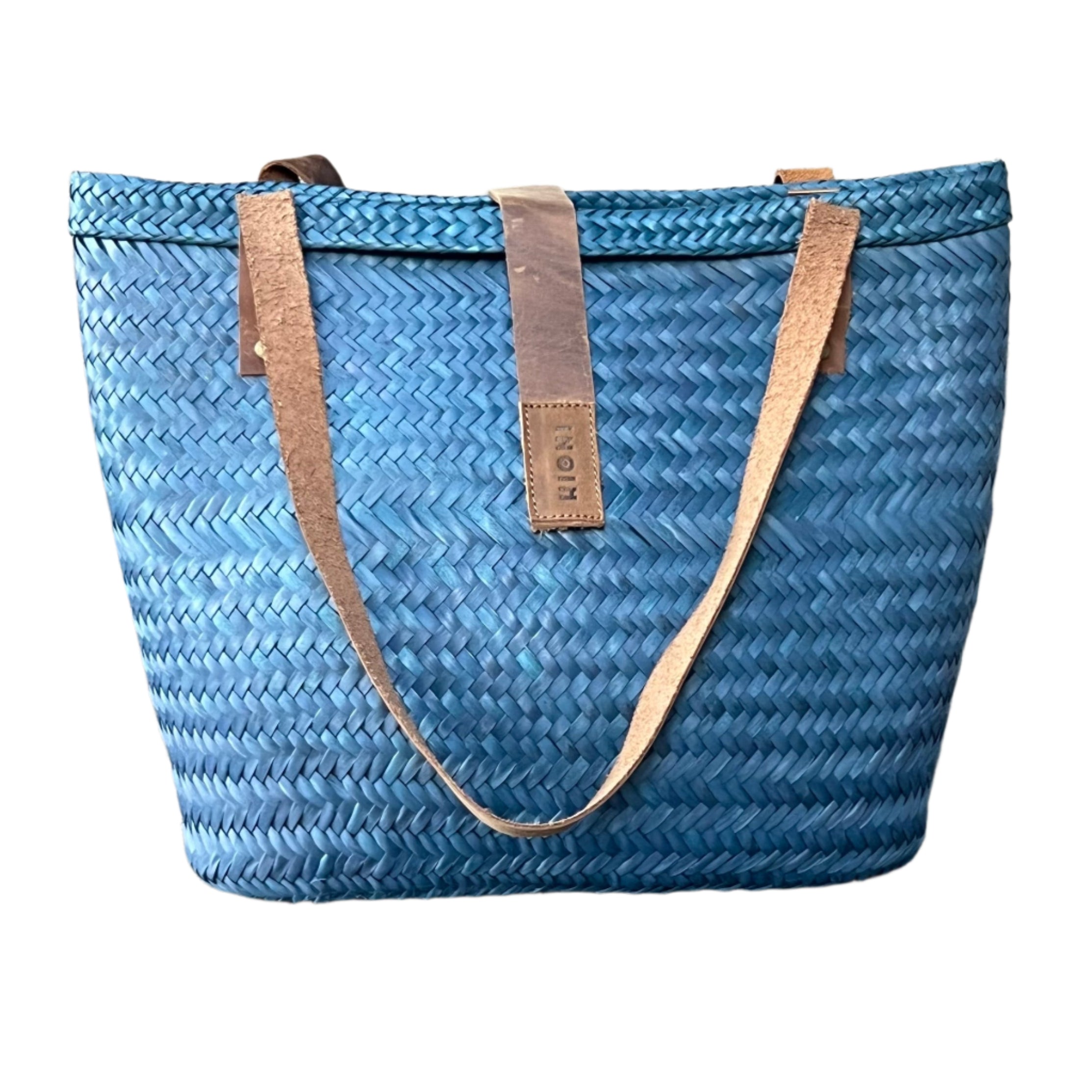 Plain Blue Handbag