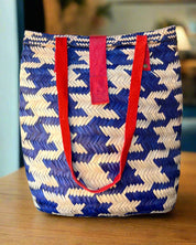 Blue and Neutral Stars Handbag