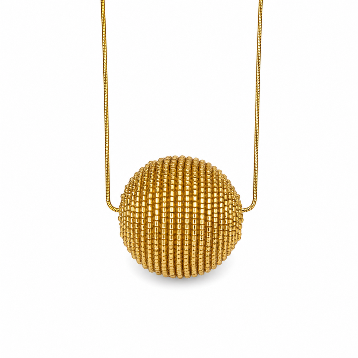 Sun Gold Beaded Orb (NEC11147)