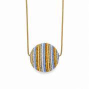 Sky Beaded Orb Necklace