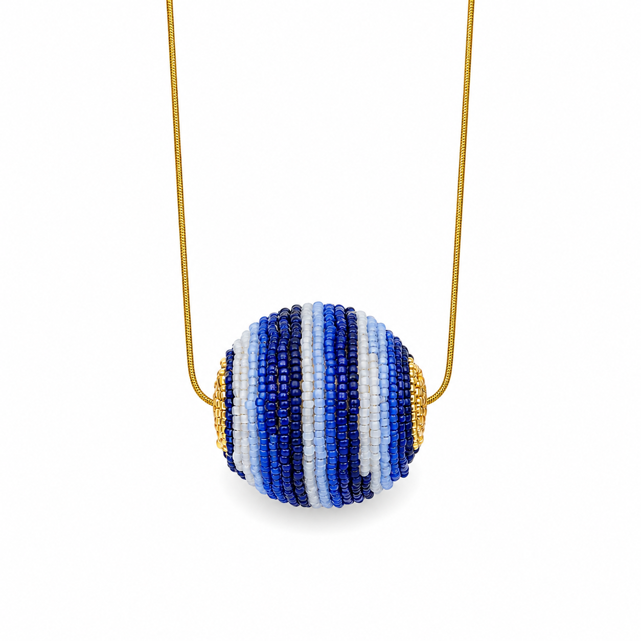 Mist Beaded Orb Necklace
