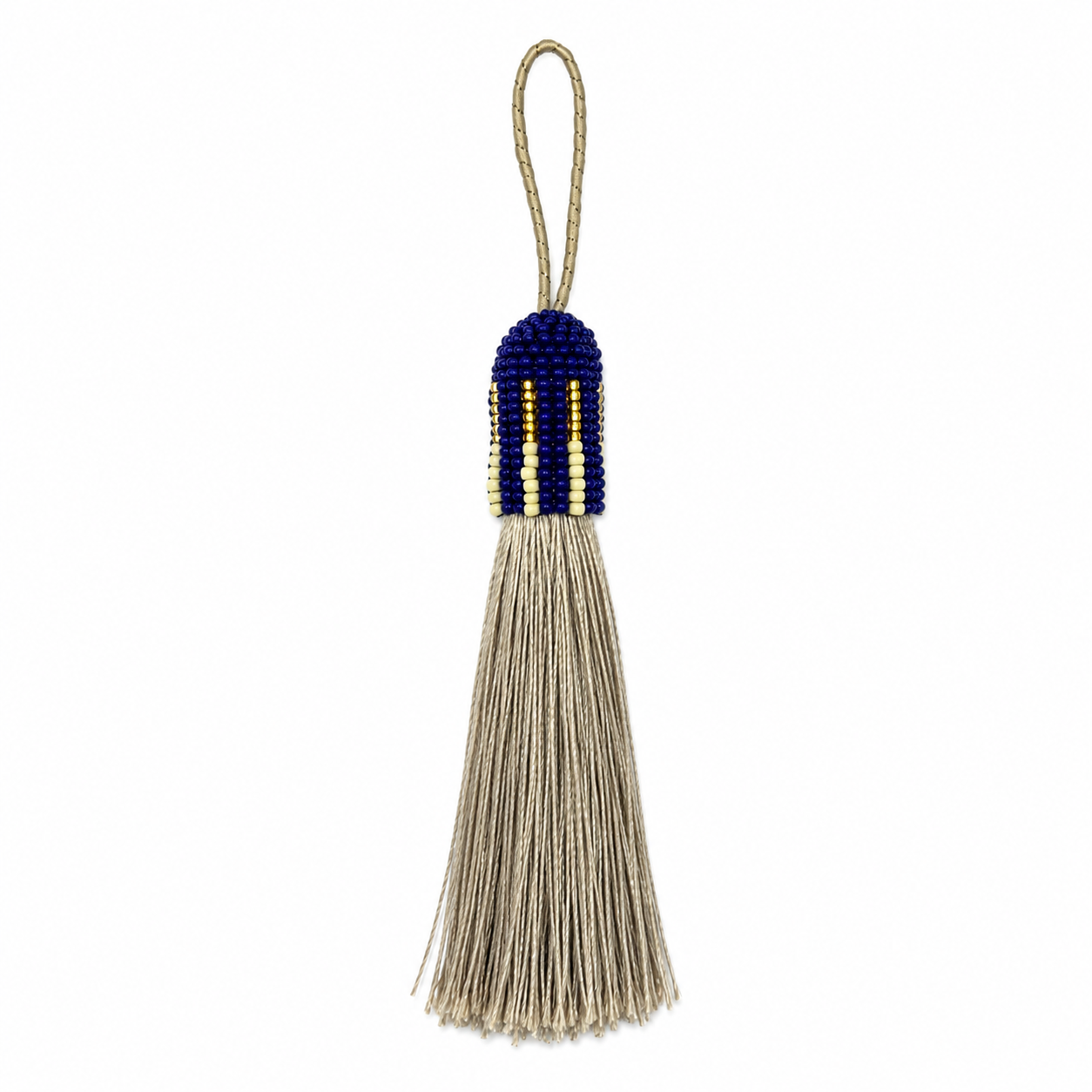 Ivory Tide Beaded Tassle (TAS013)