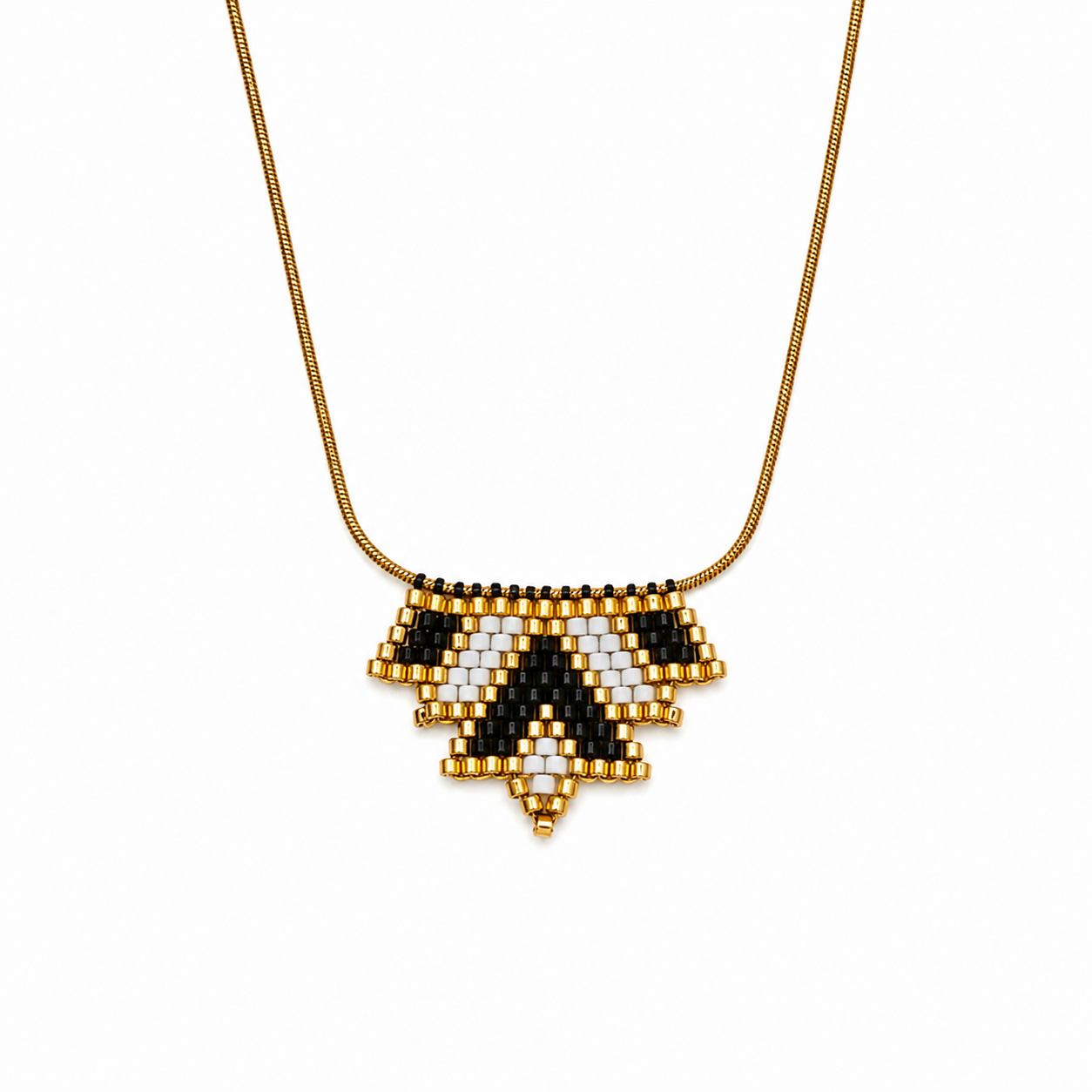 Shadow Beaded Necklace (LAN12122)