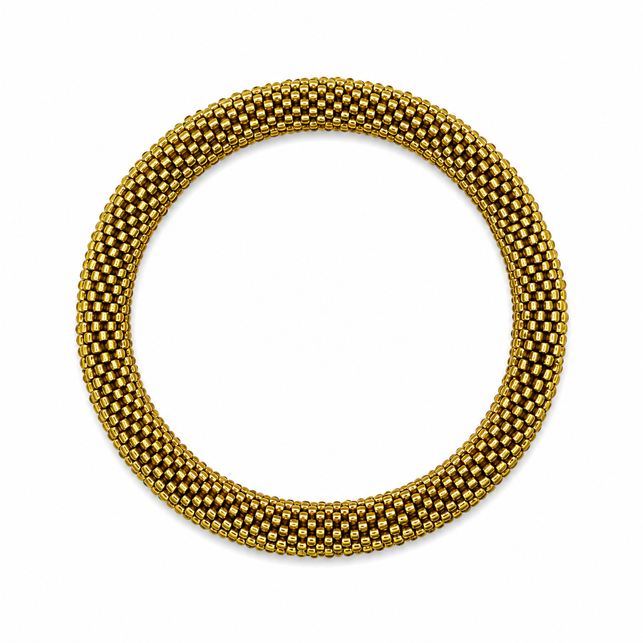 Sun Gold Crochet Bracelet (LANB12938)