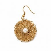 Gold Flower Crochet