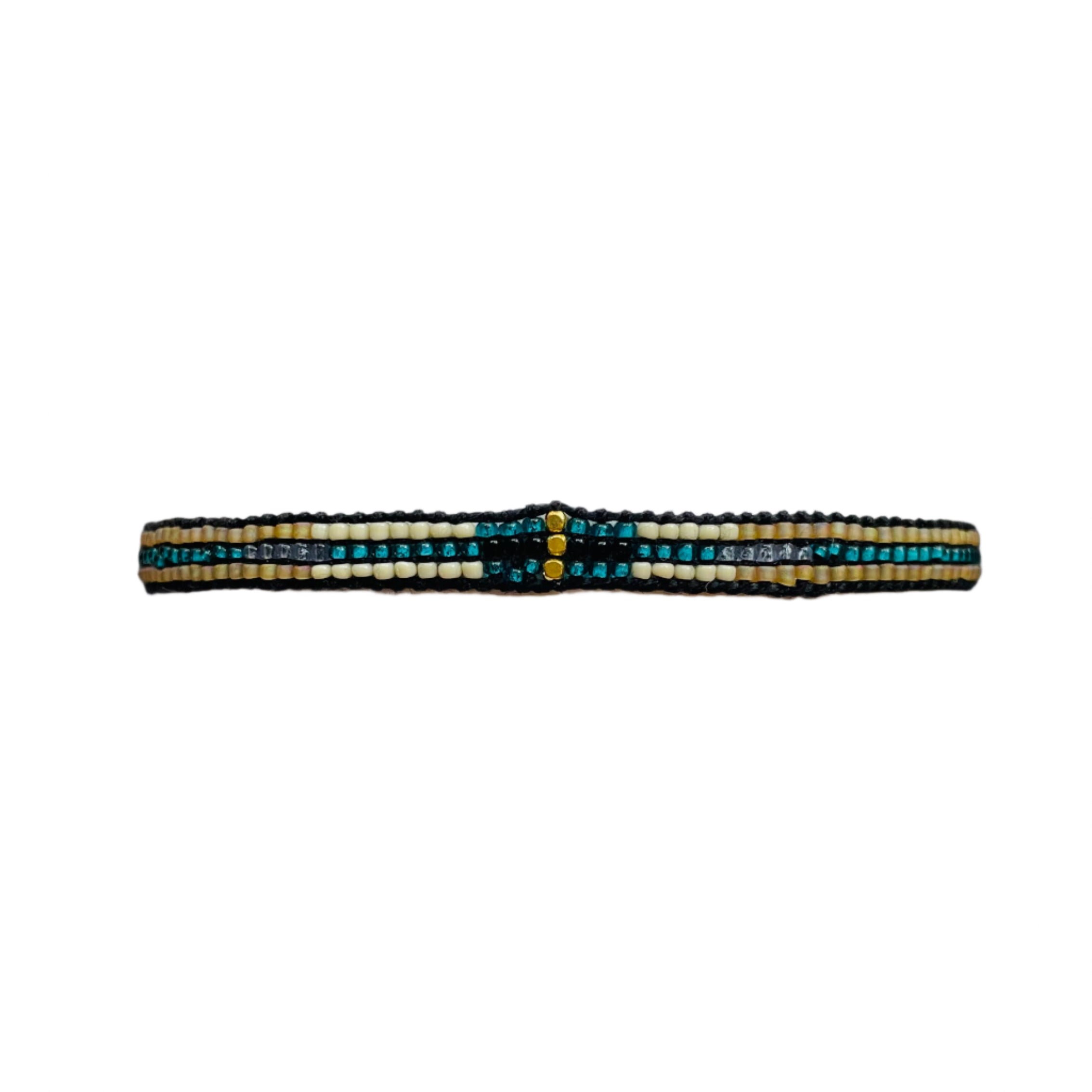 Teal Beehive Harmony Bracelet (LANB12692)