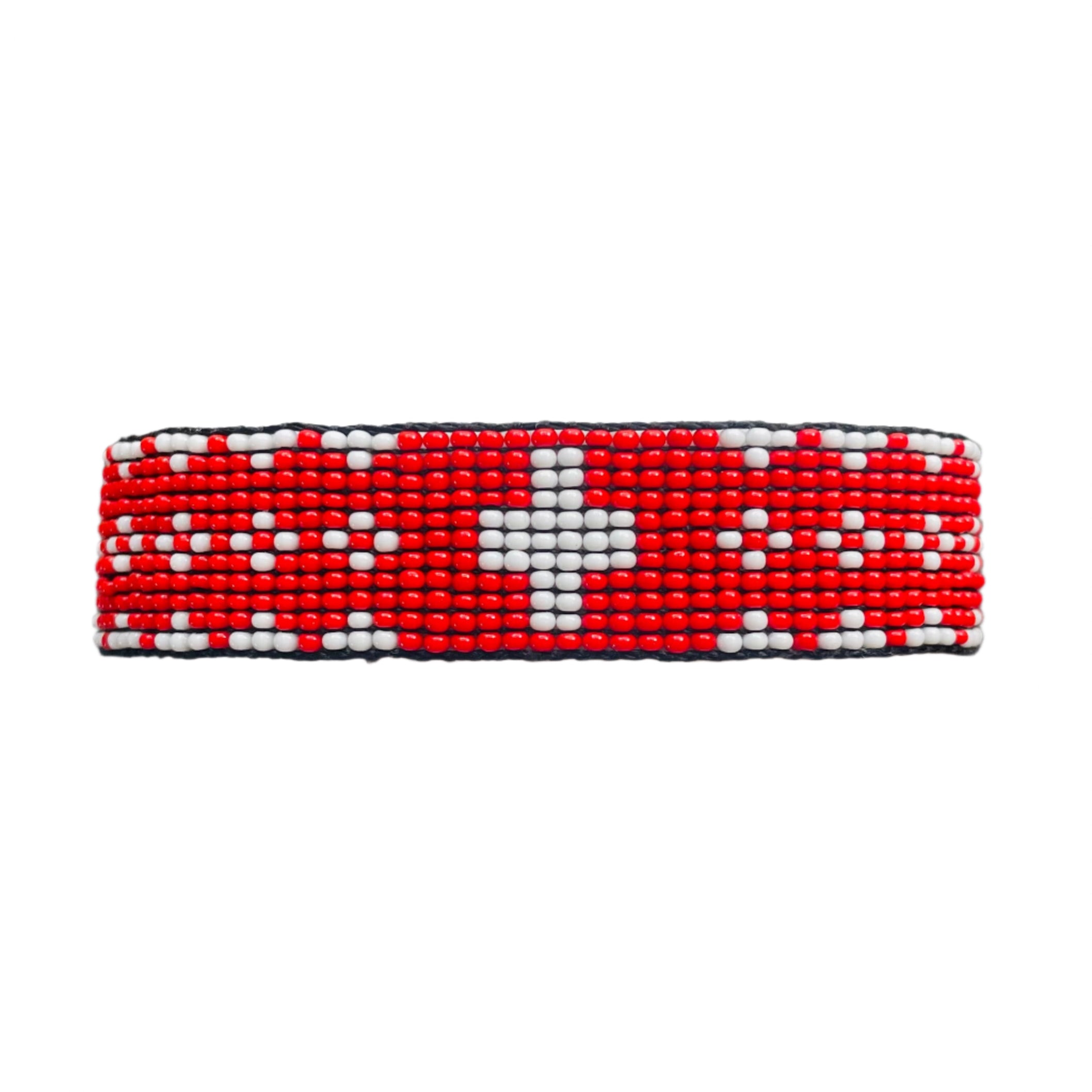 Switzerland Flag with Patterns Bracelet (LANB12623)