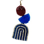 Artistic Geo African Sky Earrings (LANE11799)