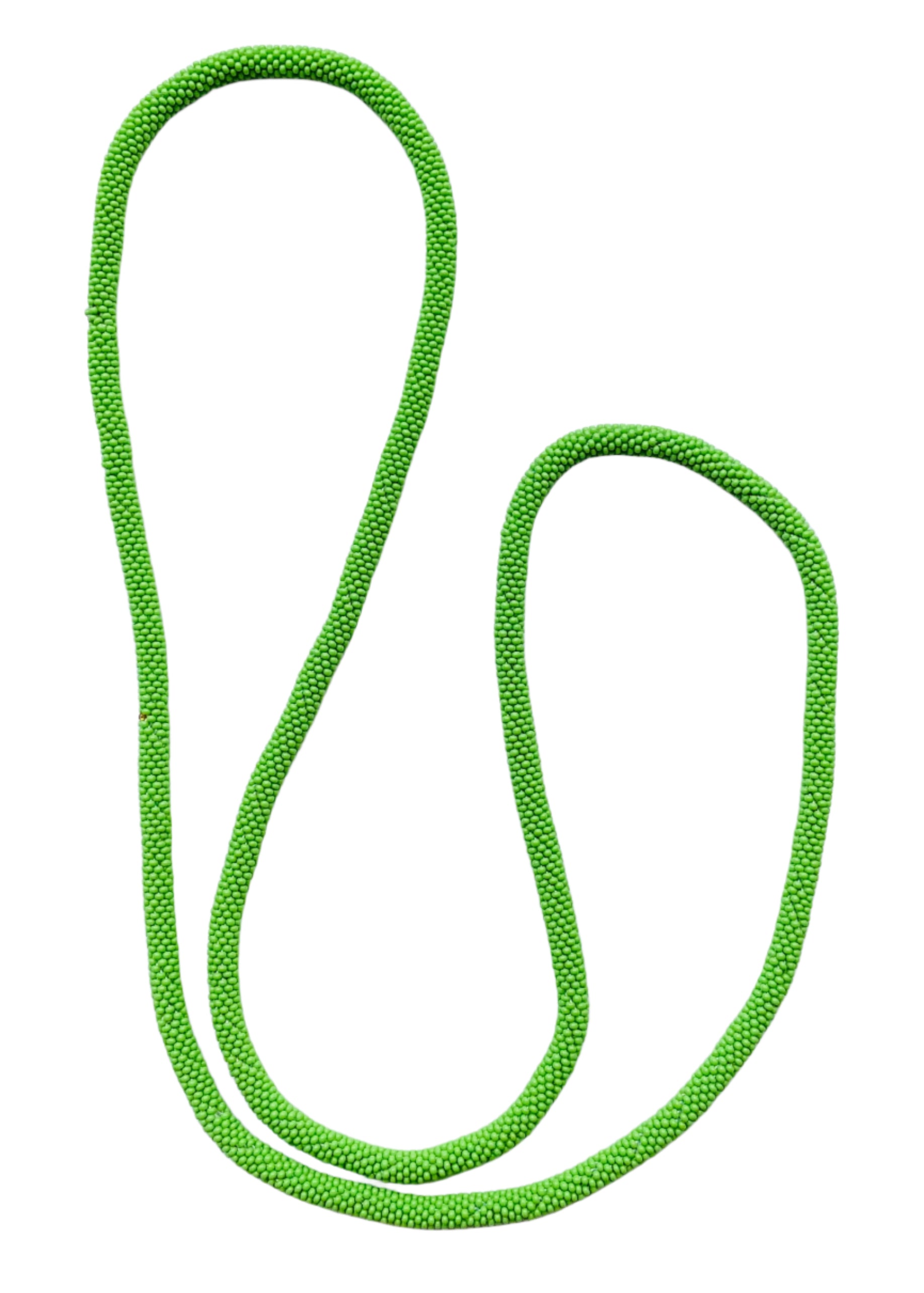 Crocheted Green Necklace