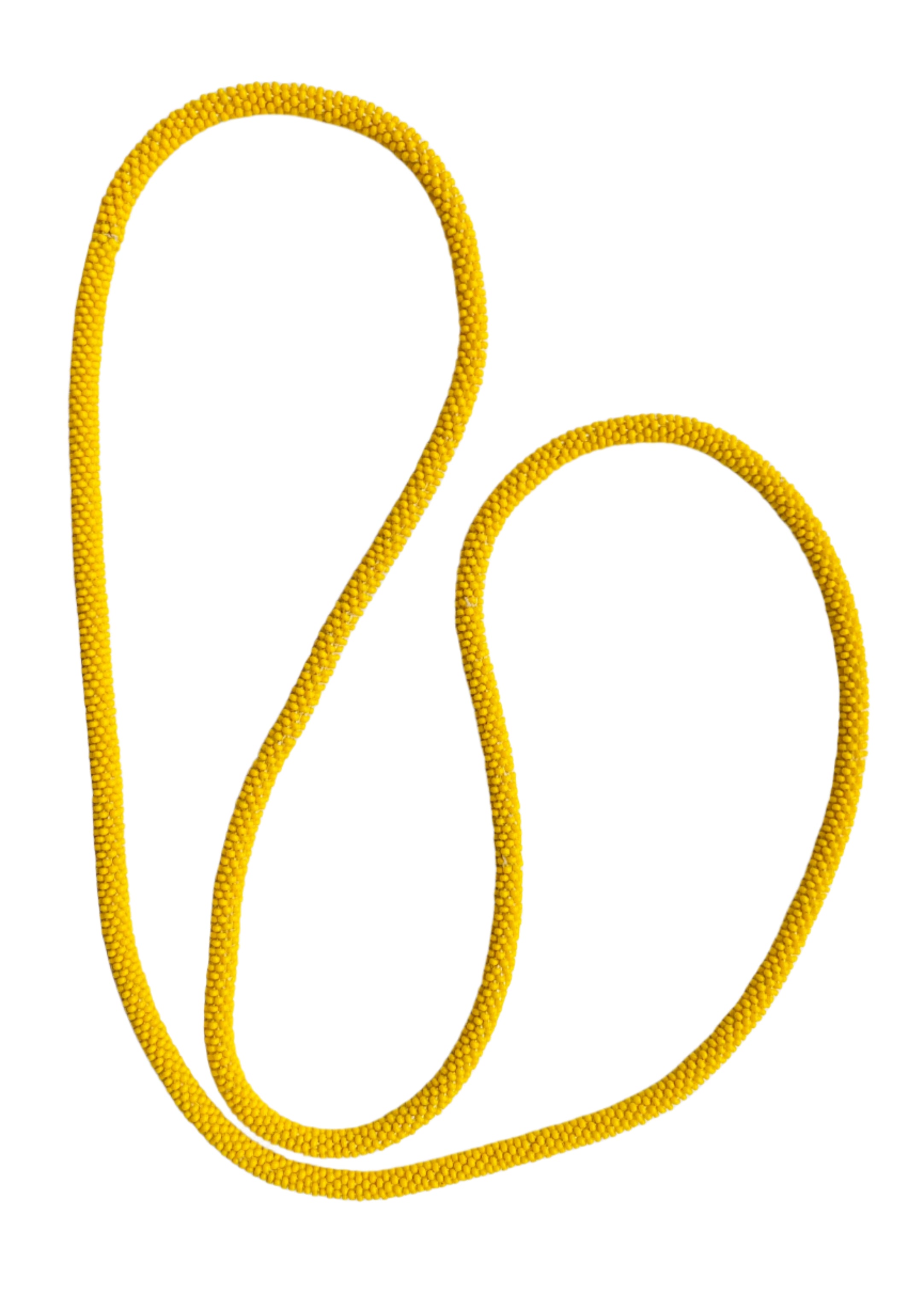 Crocheted Yellow Necklace