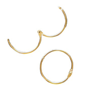 1-Piece Loose Leaf Ring Clip (Silver)