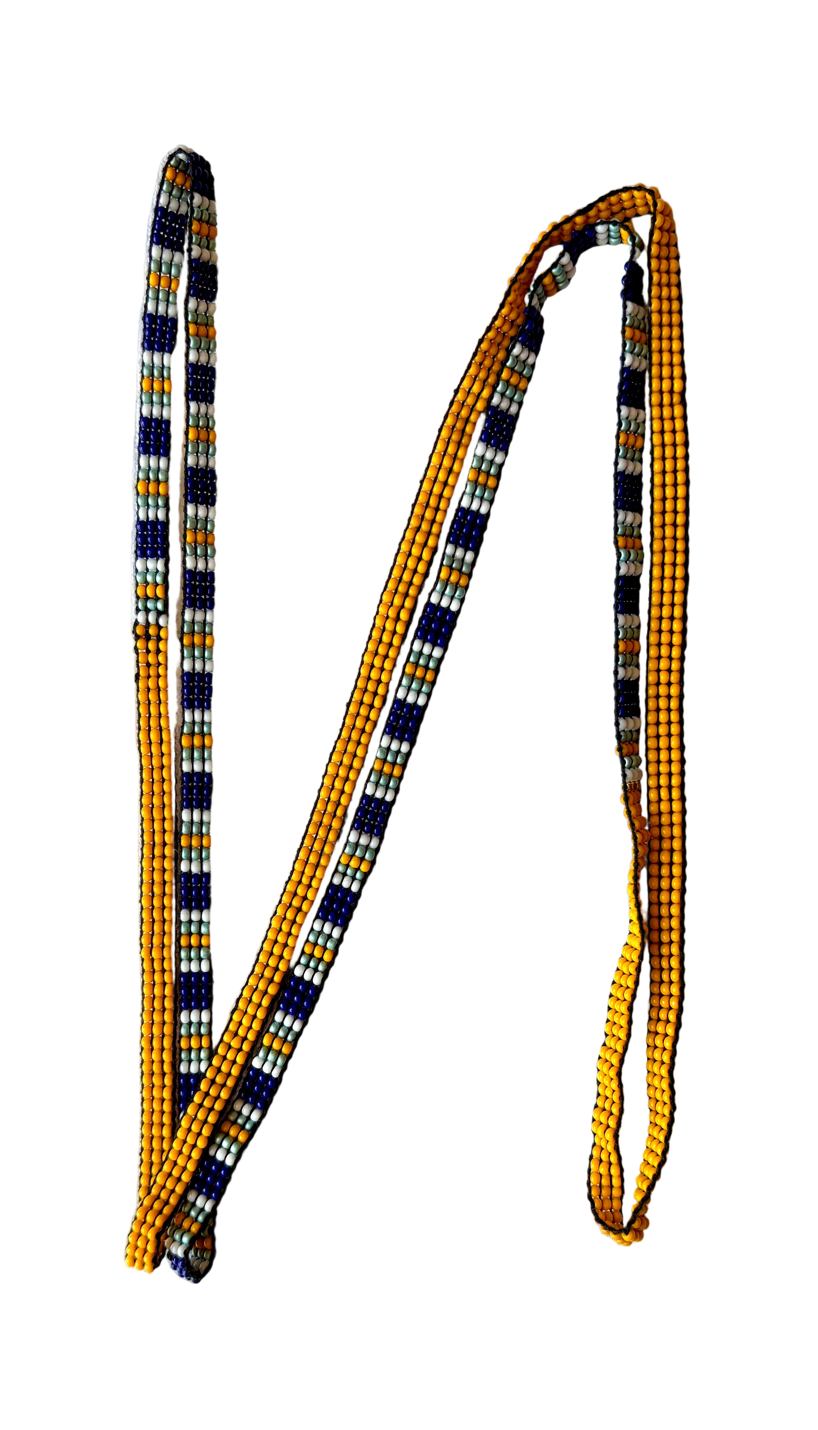 Citrus Delight Short Stripes Necklace (LAN12081)