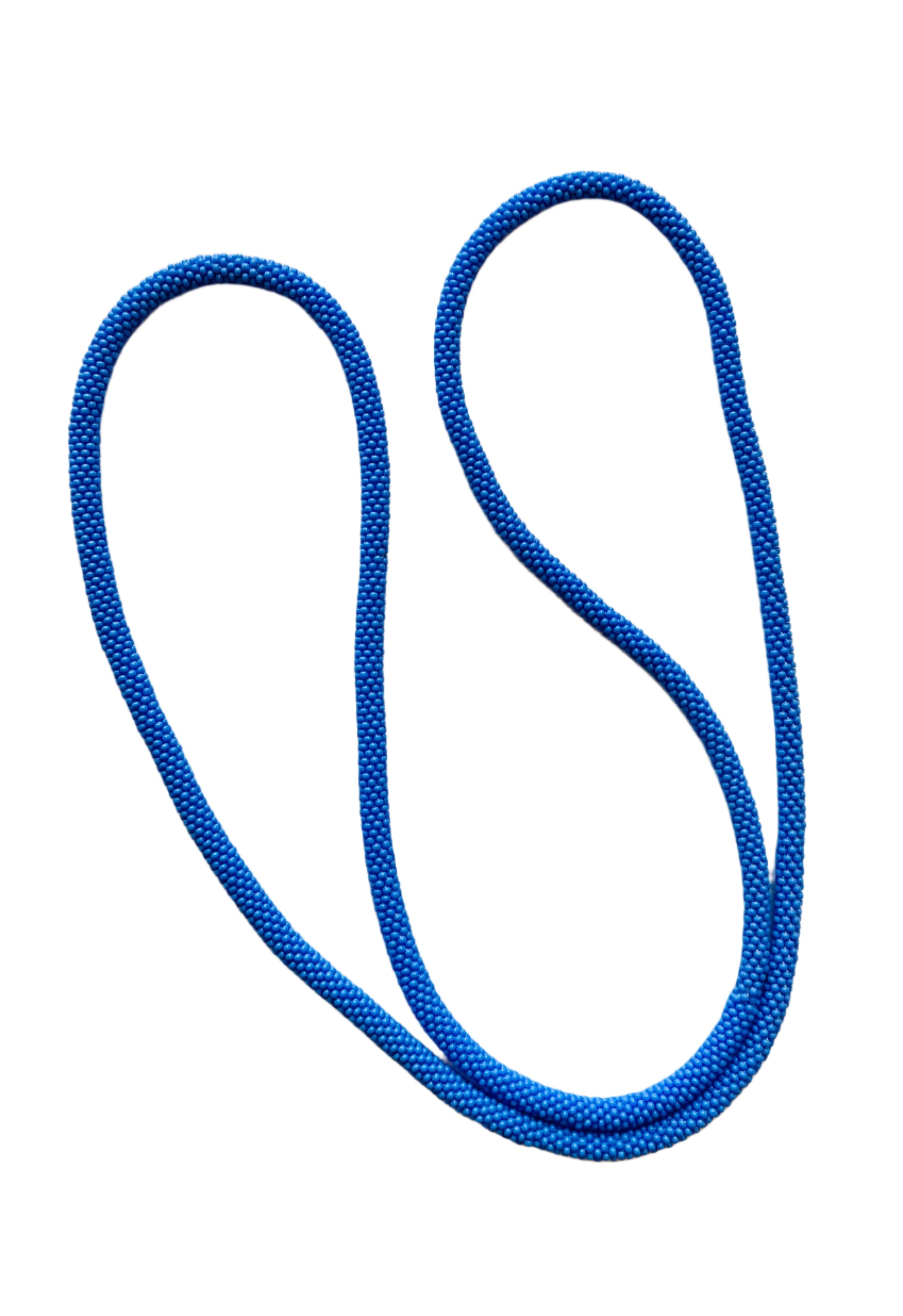 Crocheted Blue Necklace