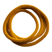 Crocheted Bright Orange Necklace