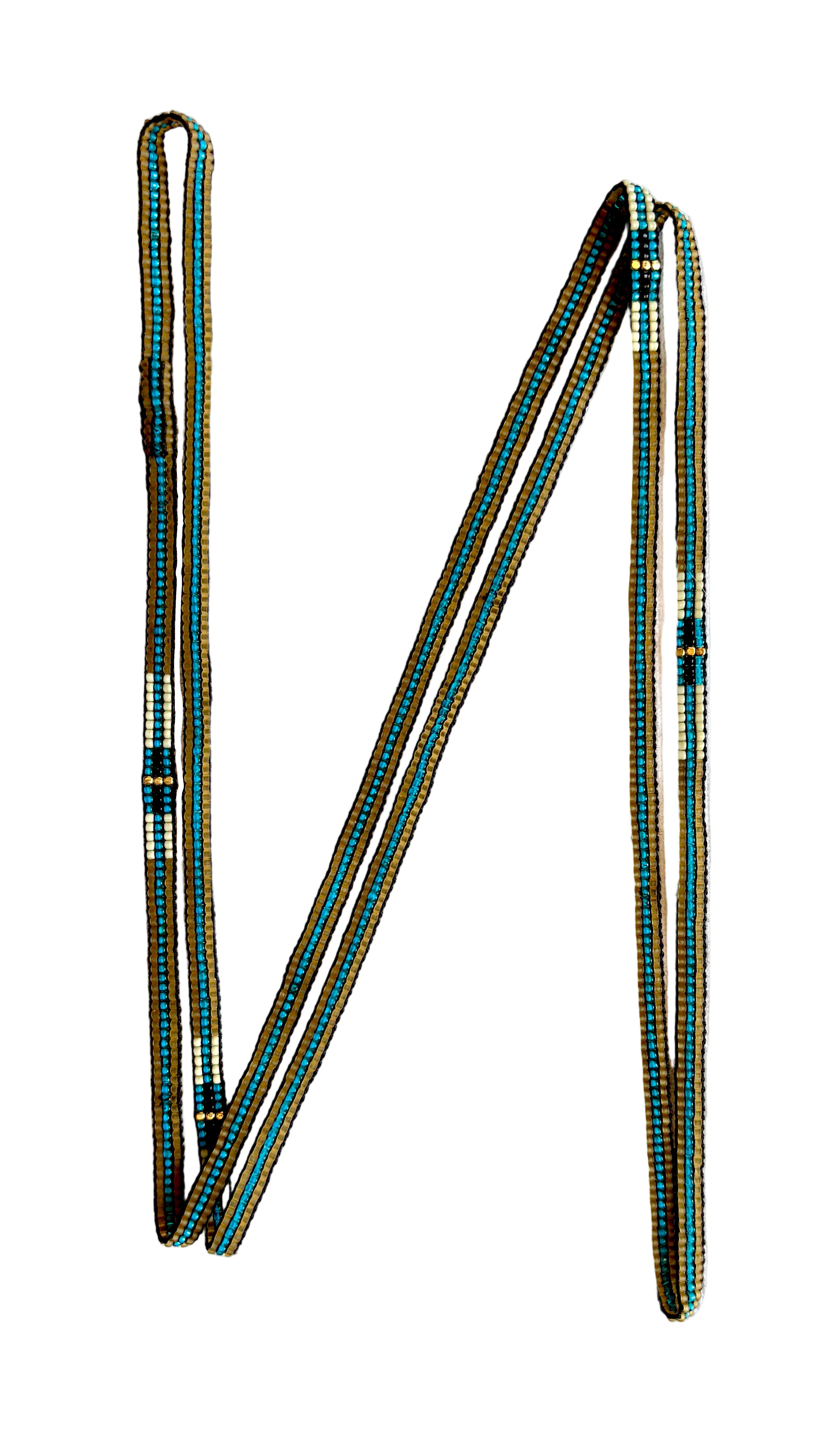 Teal Beehive Harmony Necklace (LAN12098)