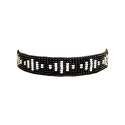 Black with White Sika Bracelet (LANB11314)