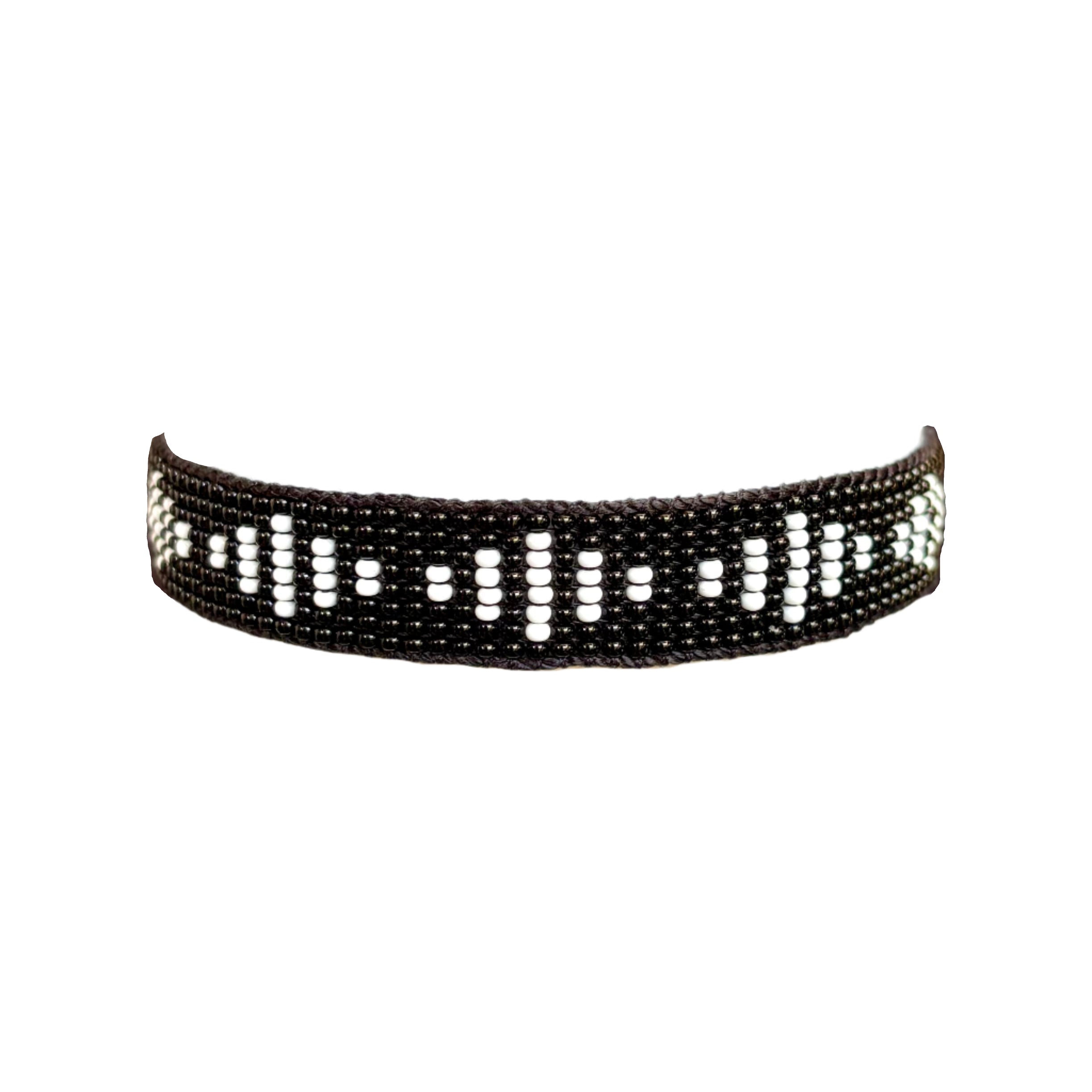 Black with White Sika Bracelet (LANB11314)