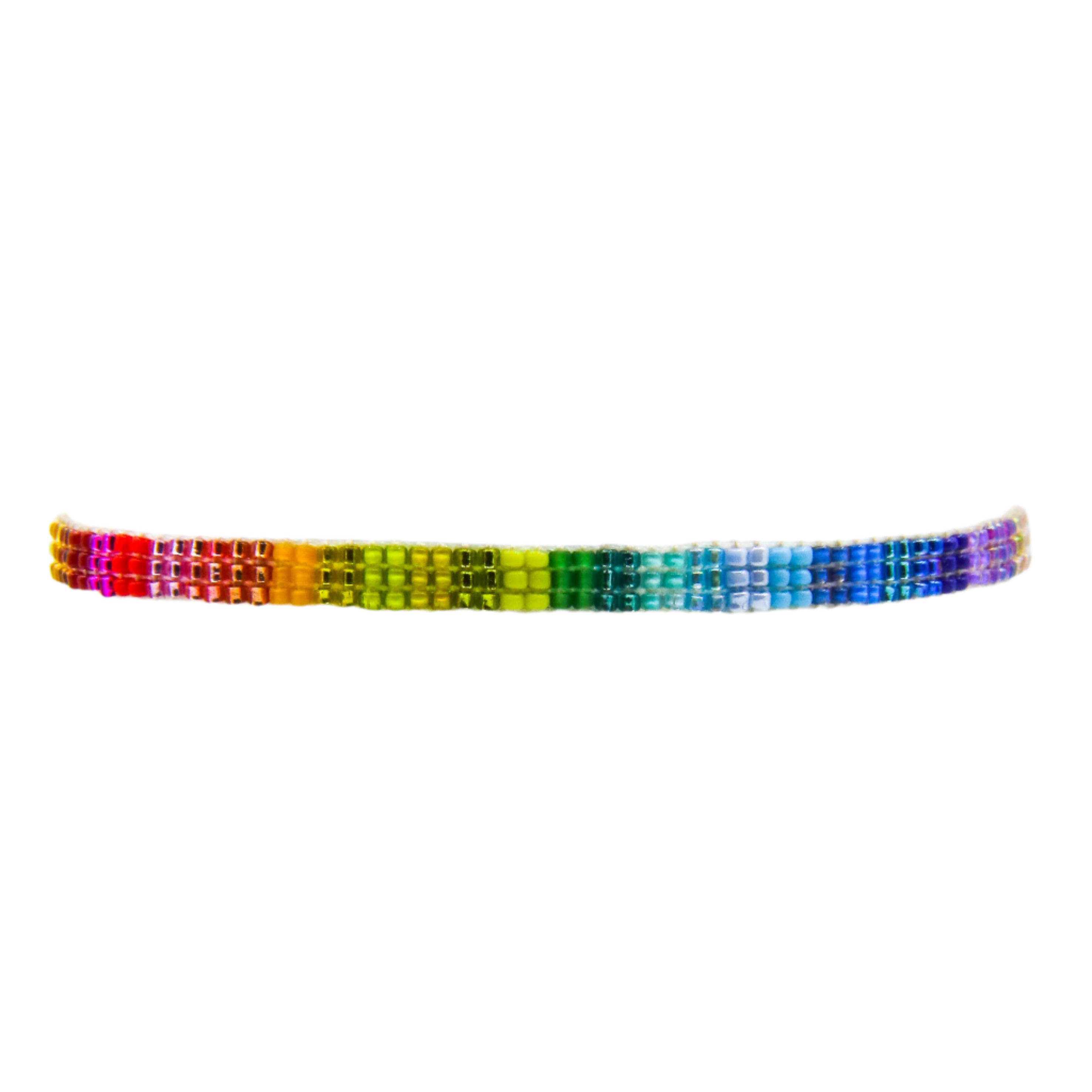 Rainbow 3 Line Bracelet (LANB12148)