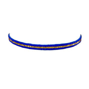 Navy with Gold Centre Stripe