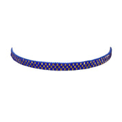 Navy and Gold Checkerboard