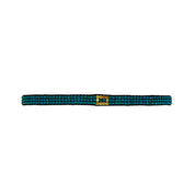 Teal with Gold-Plated Block Bracelet (LANB12753)