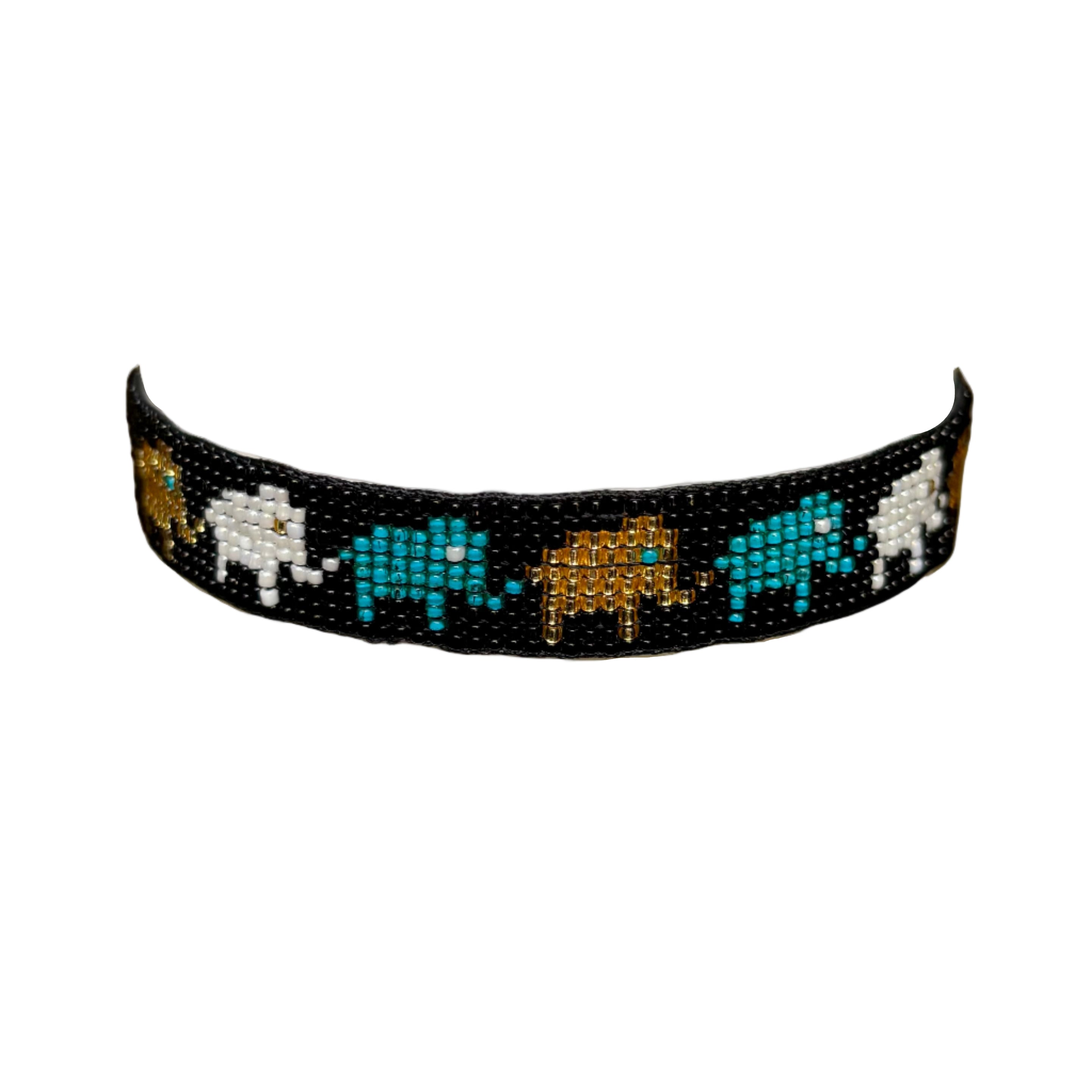 Black Elephant Tribe Bracelet (LANB12760)