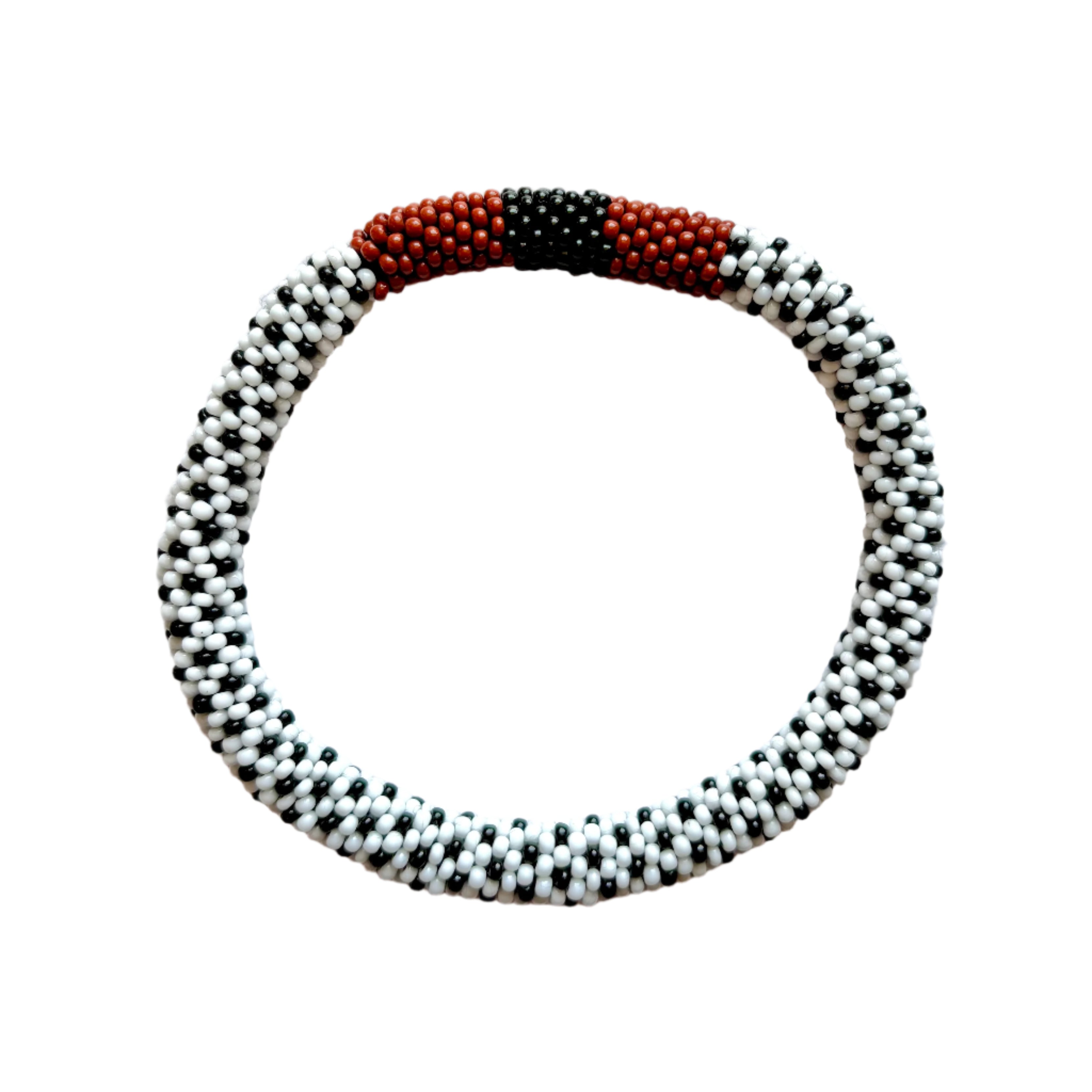 Crocheted Rock Painting Dots Bracelet (LANB12808)
