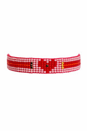 Striped Heart Bracelet (LANB12881)