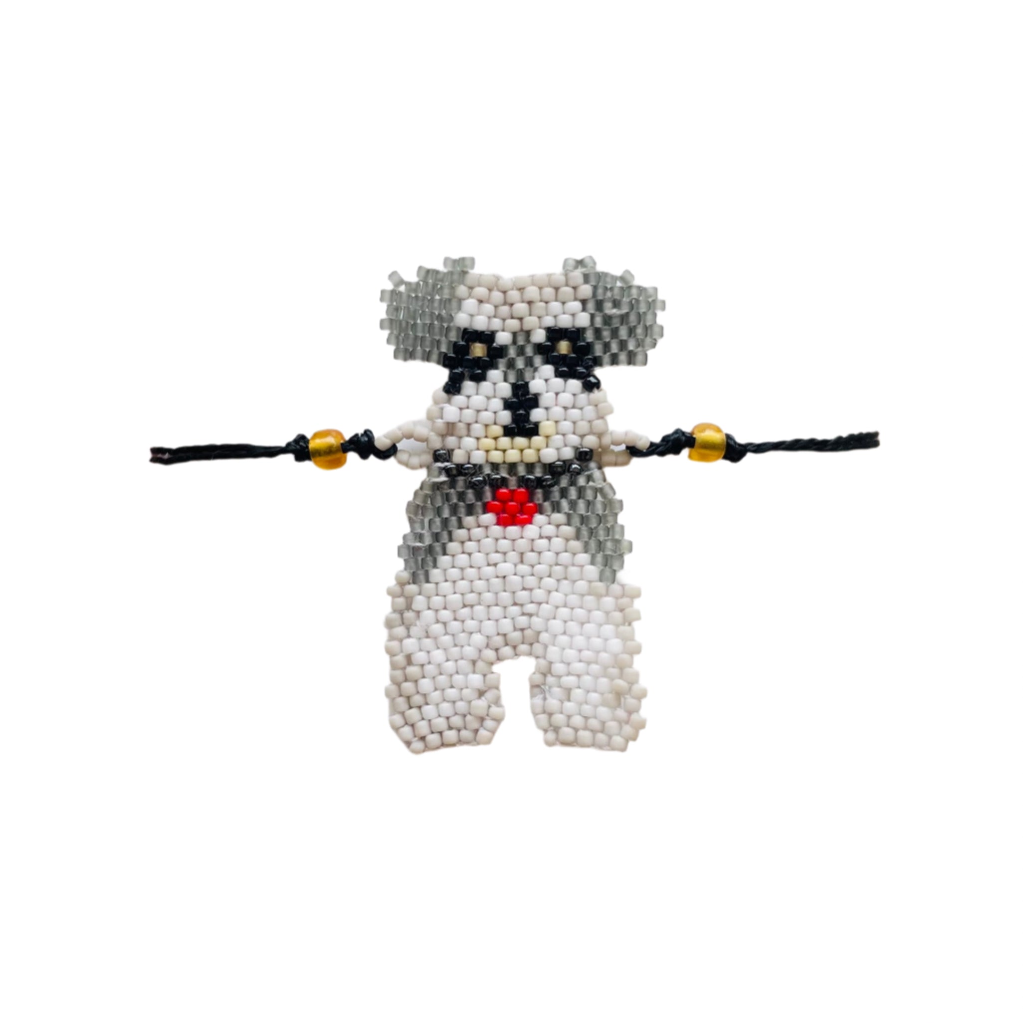 Sitting Schnauzer Dog Bracelet