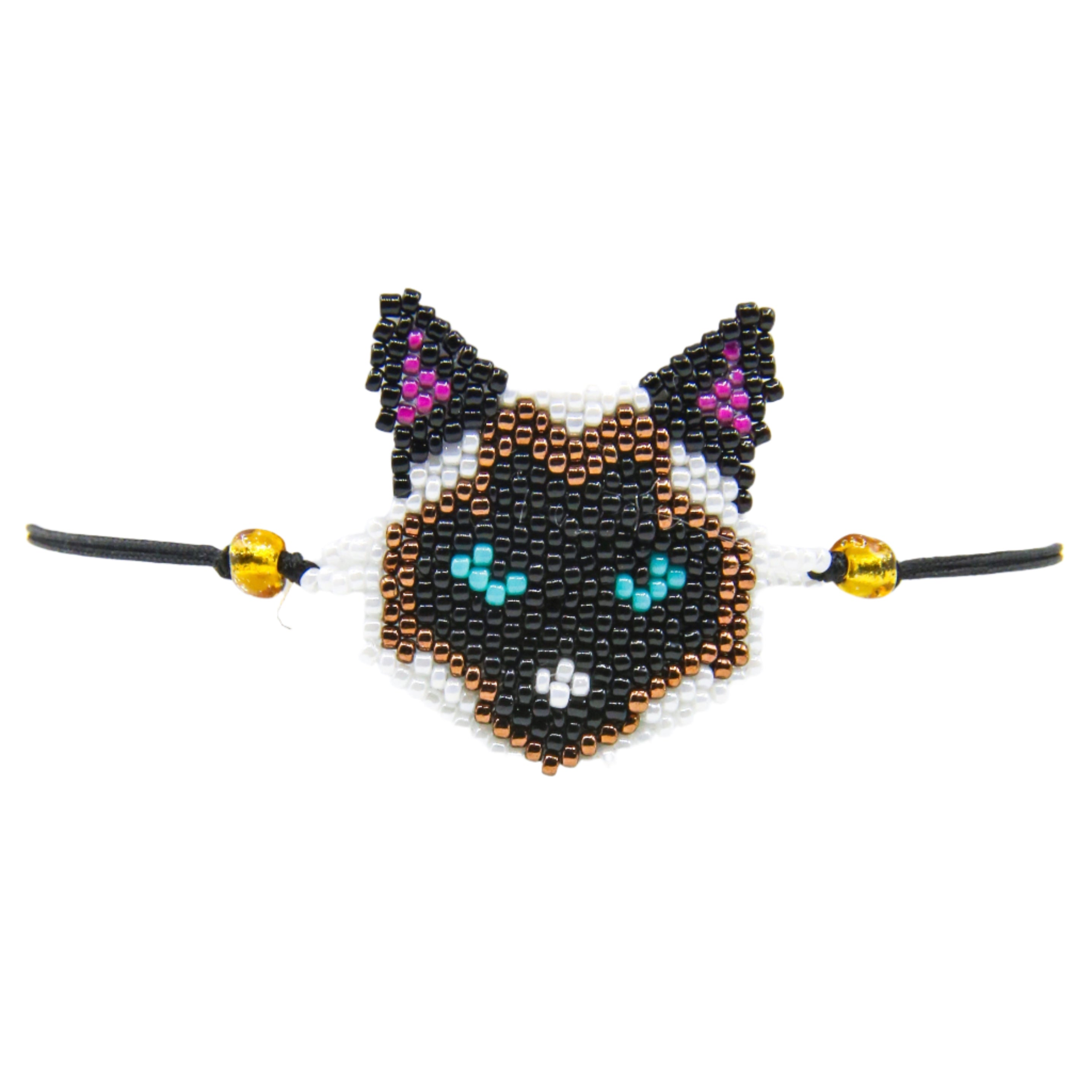 Siamese Cat Face Bracelet