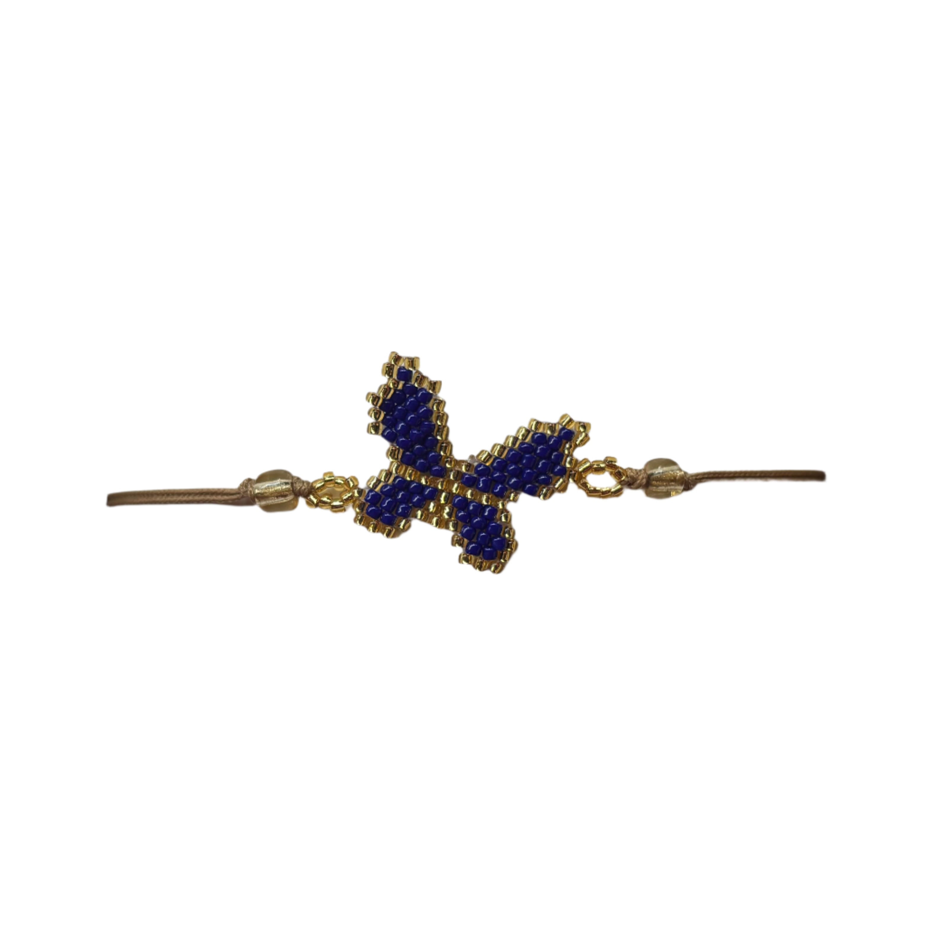 Navy Butterfly Bracelet