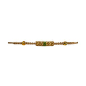 Gold with Green Stripe Tube