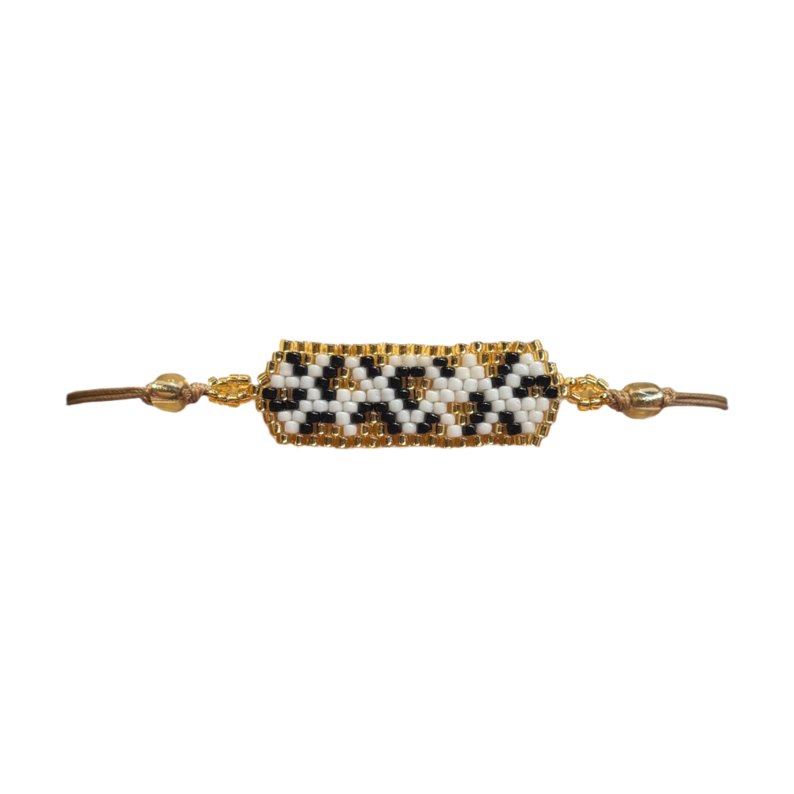 Leopard Print Bar Bracelet