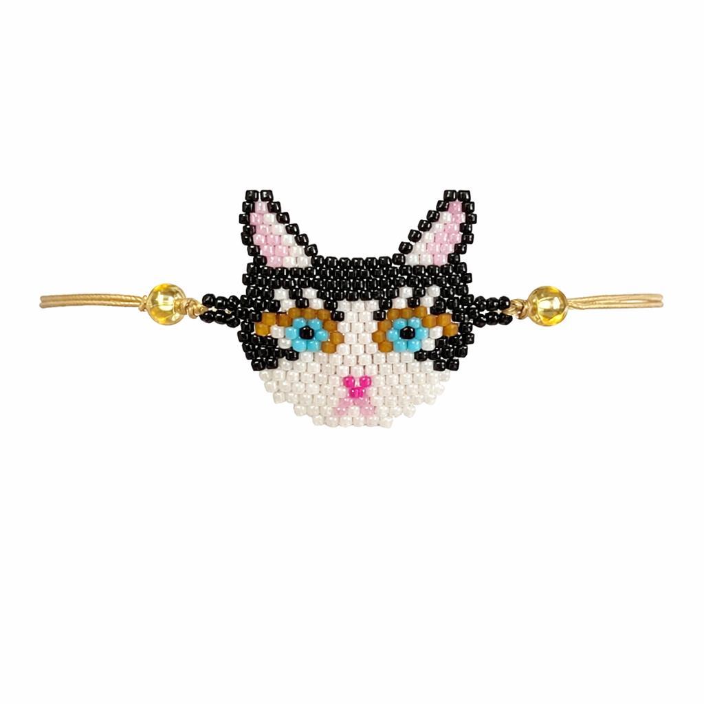 Calico Cat Face Bracelet