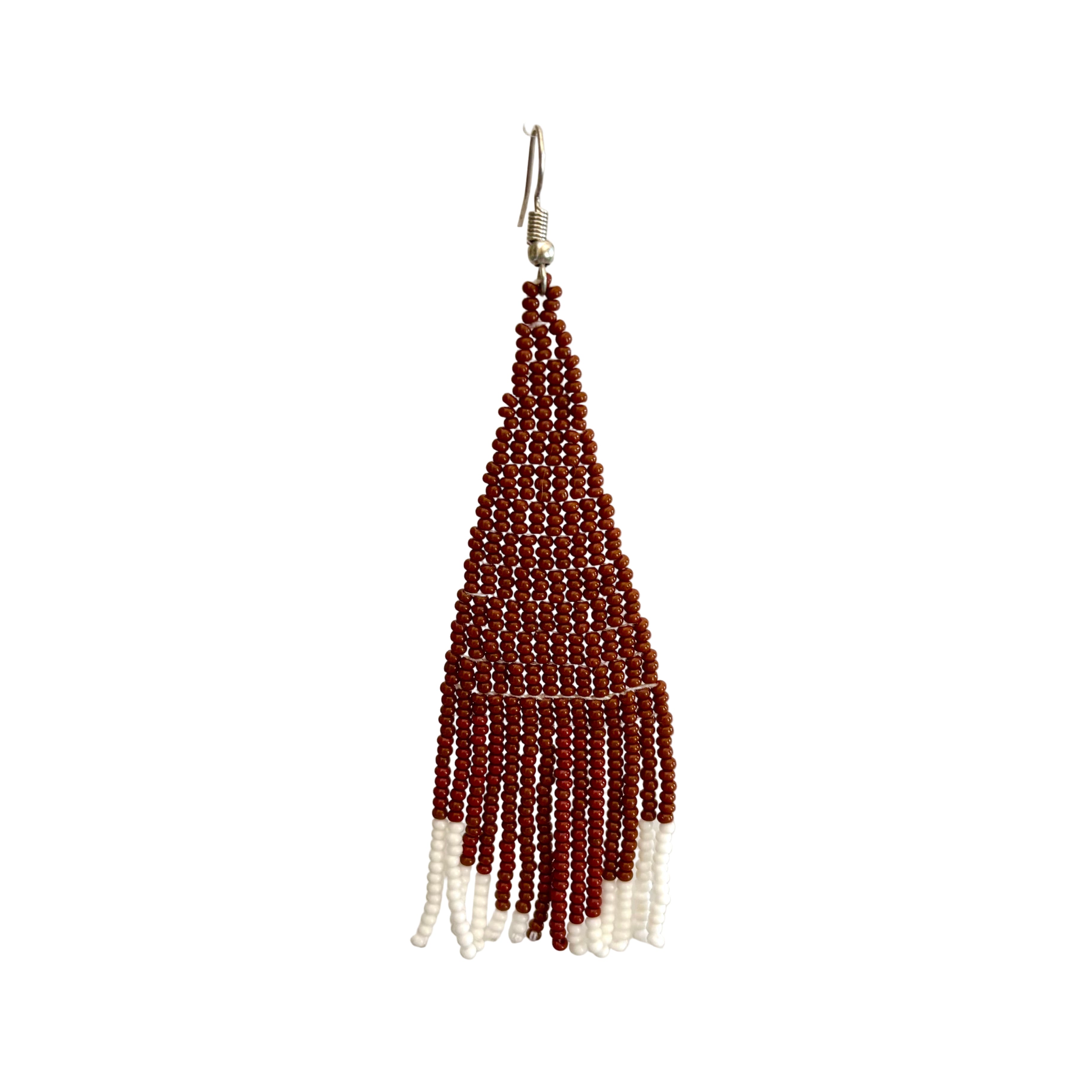 Clay Pyramid Earrings (LANE11342)