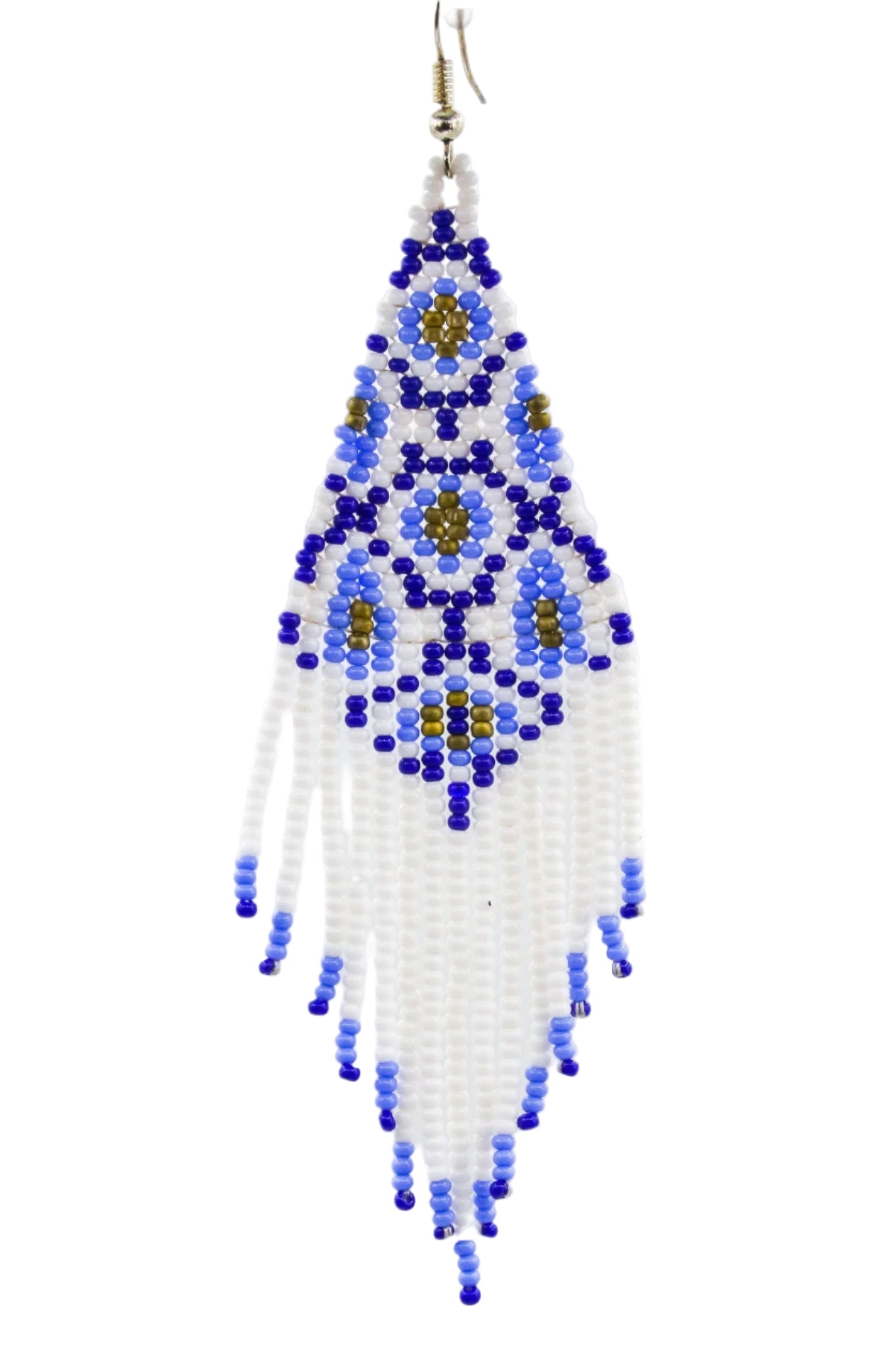 Delft Flowers Chandelier Earrings (LANE11595)