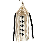 Greek Crosses Fringe Earrings (LANE11635)