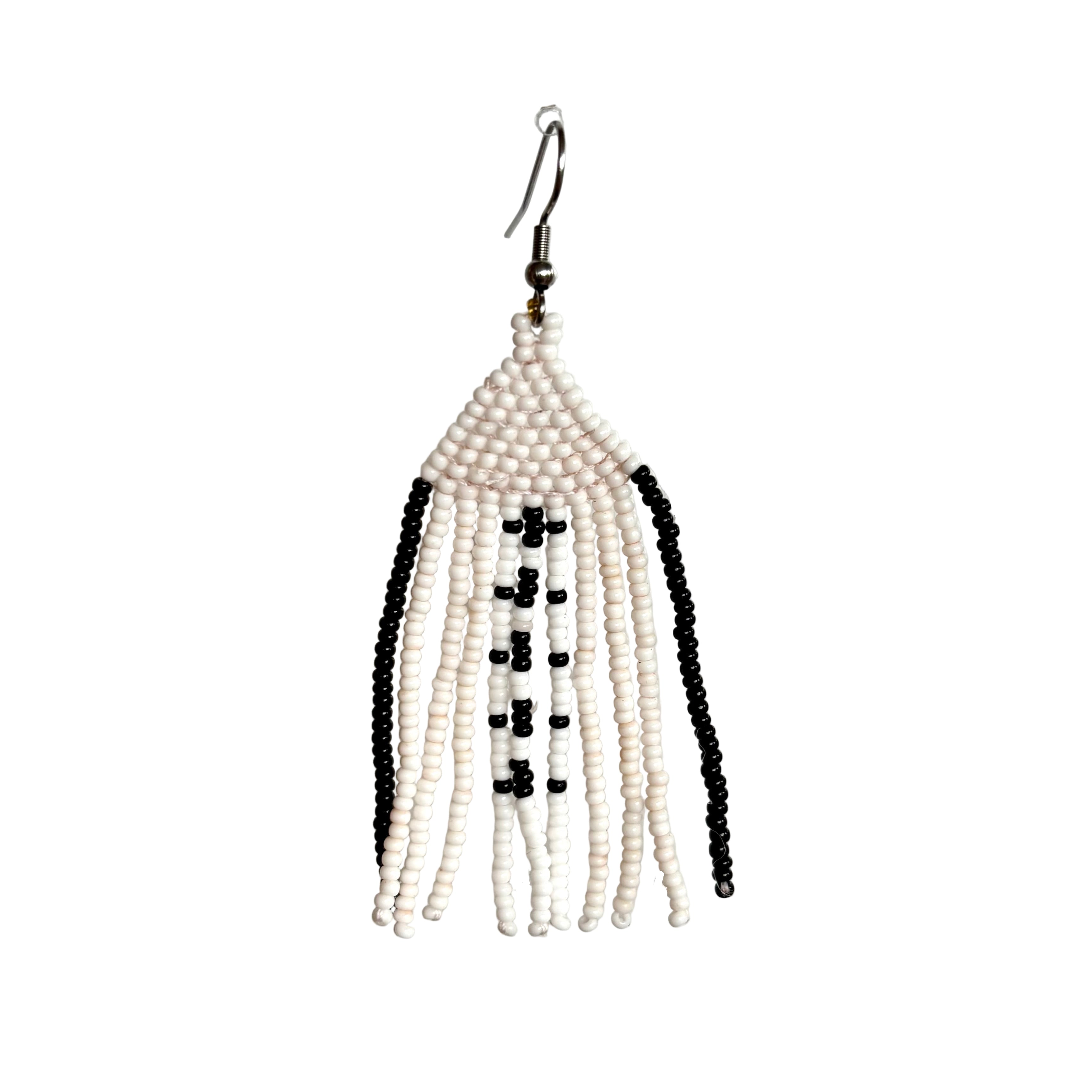 Greek Crosses Fringe Earrings (LANE11635)