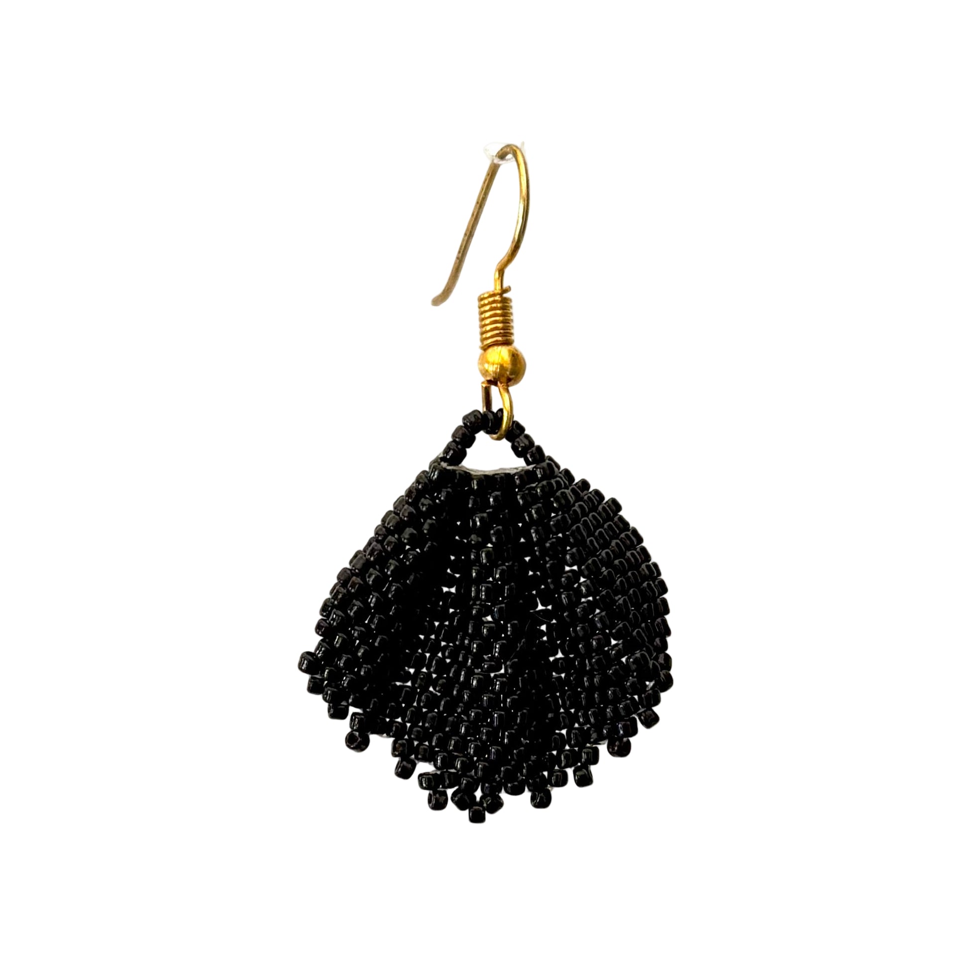 Black Fan Earring (LANE11787)