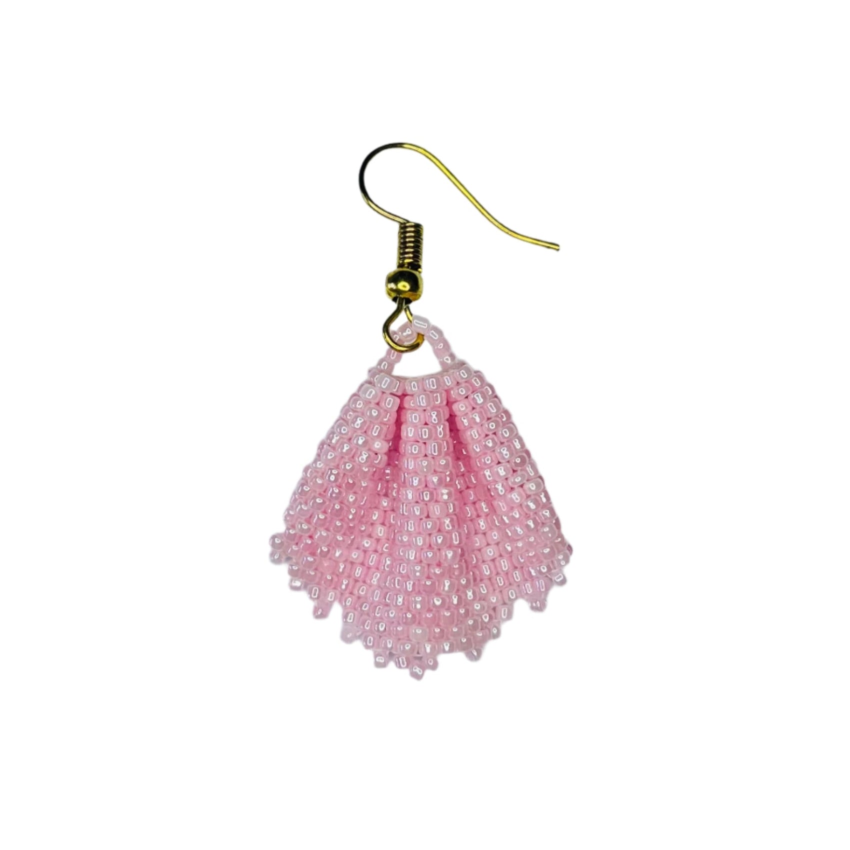 Pink Fan Earrings (LANE11808)