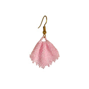Pink Fan Earrings (LANE11808)