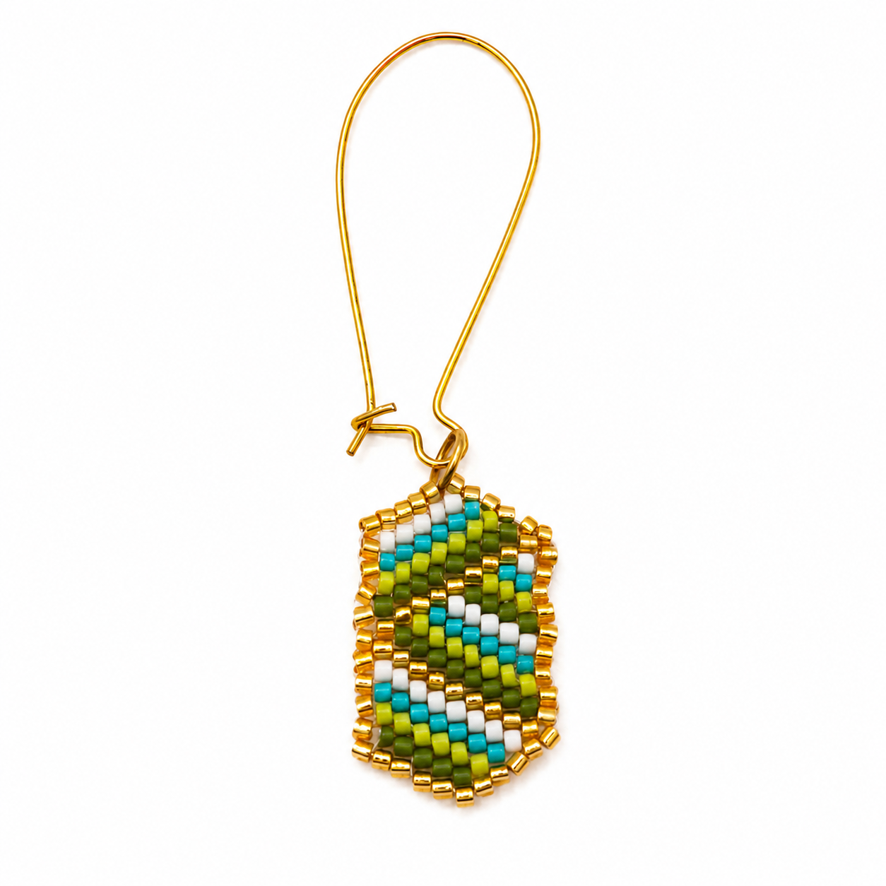 Tuxedo Ocean Beaded Earring (LANE11895)