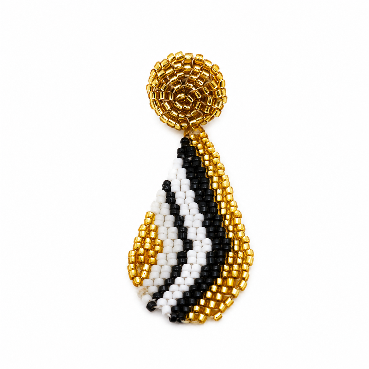 Dune Teardrop Beaded Earring (LANE11898)