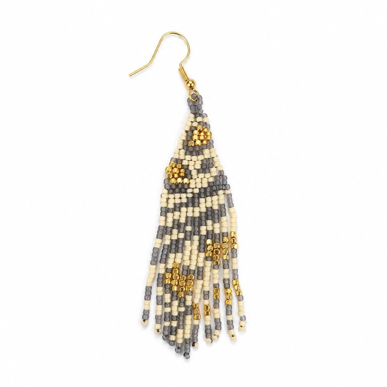 Golden Savannah Waterfall Earrings (LANE11924)