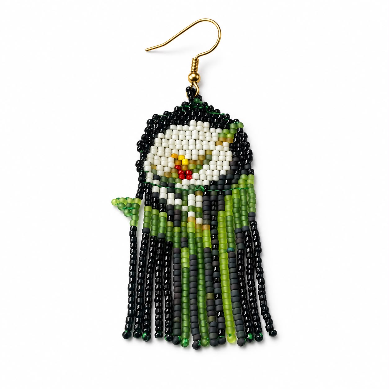 Arum Lily Fringe Earrings (LANE11936)