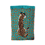 Bright Colours XO Leopard Pendant Necklace (LANP11476 & LANP11477)